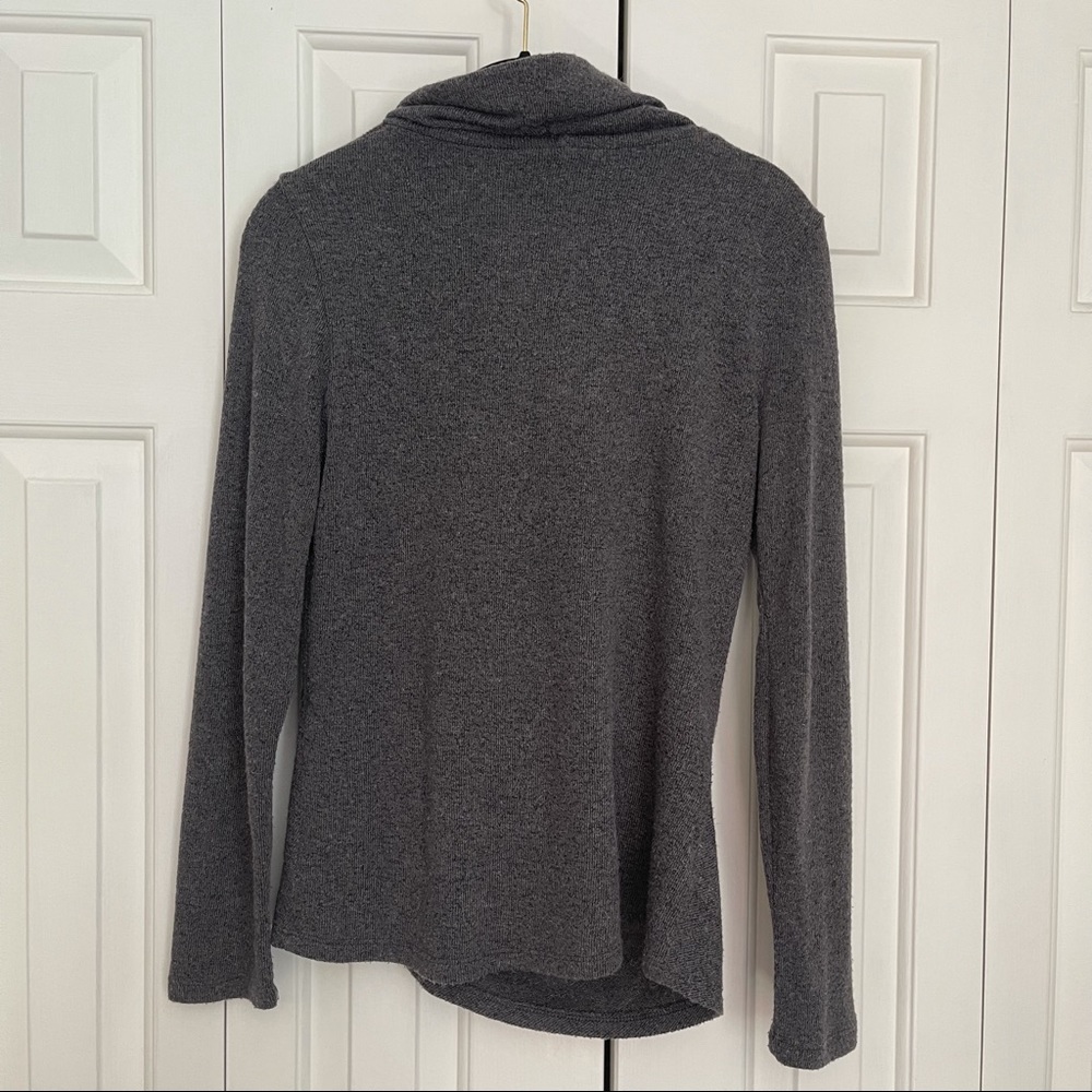 Ronen Chen Turtle Neck Gray Sweater - image 4
